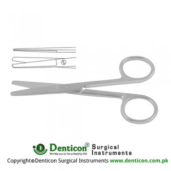 Operating Scissor Curved - Blunt/Blunt Stainless Steel, 16.5 cm - 6 1/2"